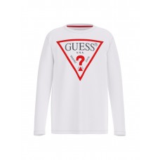 GUESS μπλούζα παιδική L84I29K8HM0-G011 λευκή